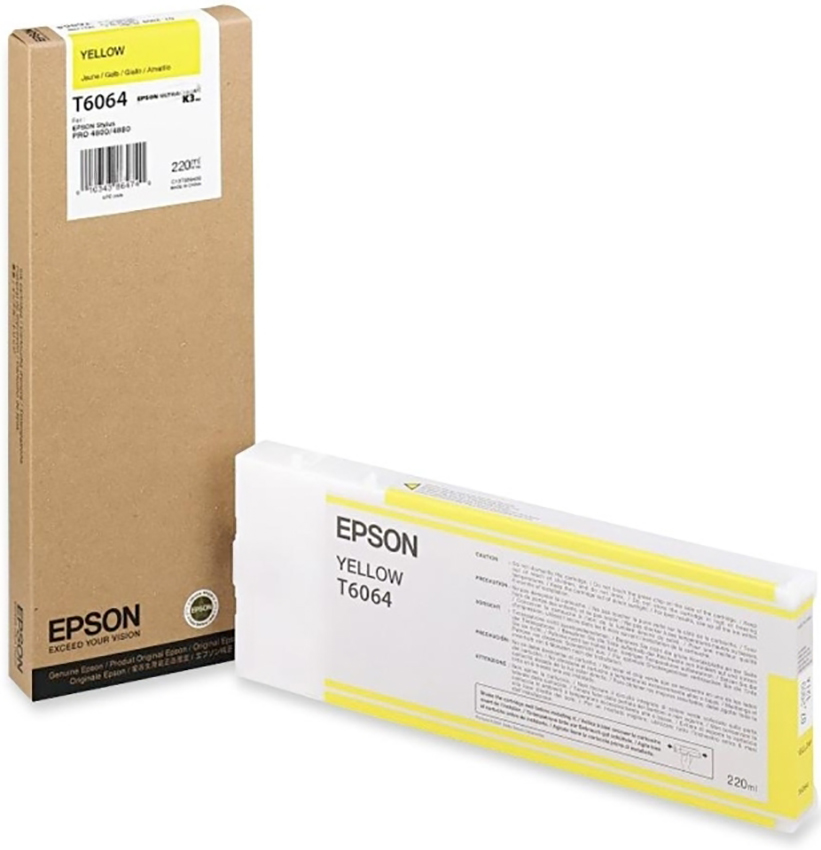 Картридж EPSON StPro 4800/4880 Yellow, 220мл (C13T606400) в Киеве