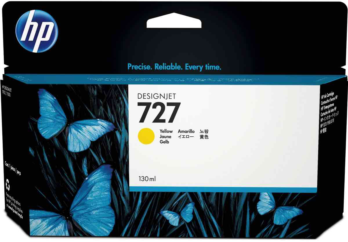 Картридж HP 727 130-ml Yellow Ink Cartridge (B3P21A) в Києві