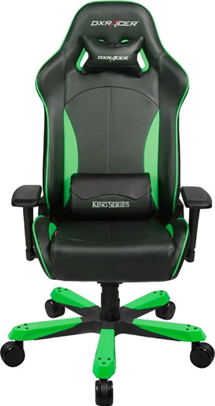 Ігрове крісло DXRACER King Black/Green (OH/KS57/NE) в Києві
