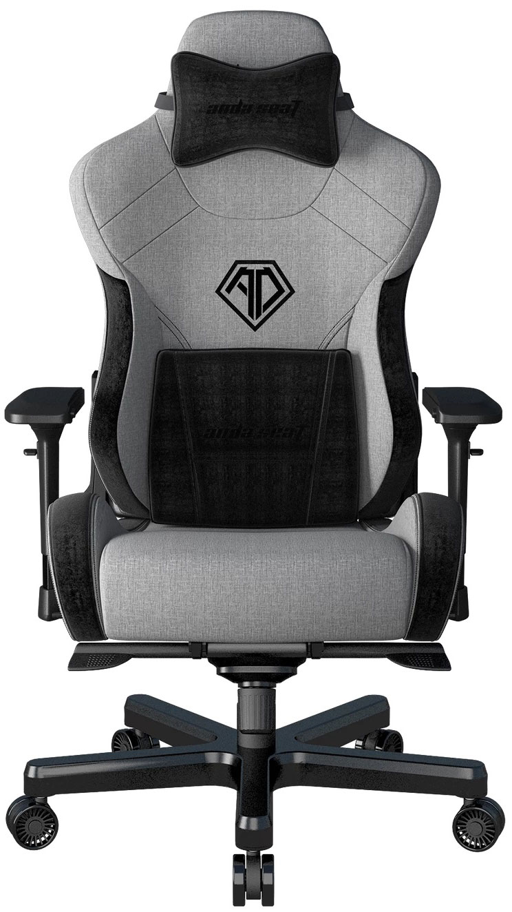 Ігрове крісло ANDA SEAT T-Pro 2 XL Grey/Black (AD12XLLA-01-GB-F) в Києві