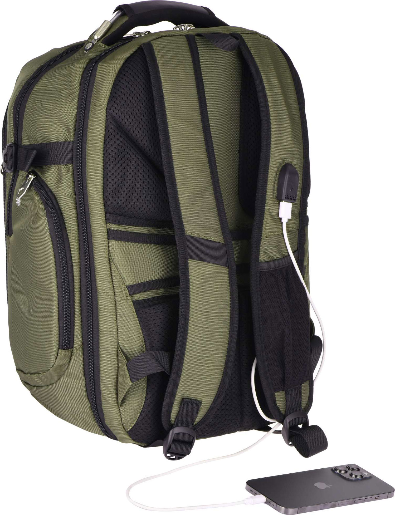 Рюкзак для ноутбука 16" 2Е Ultimate SmartPack Green (2E-BPT6416OG) · 6