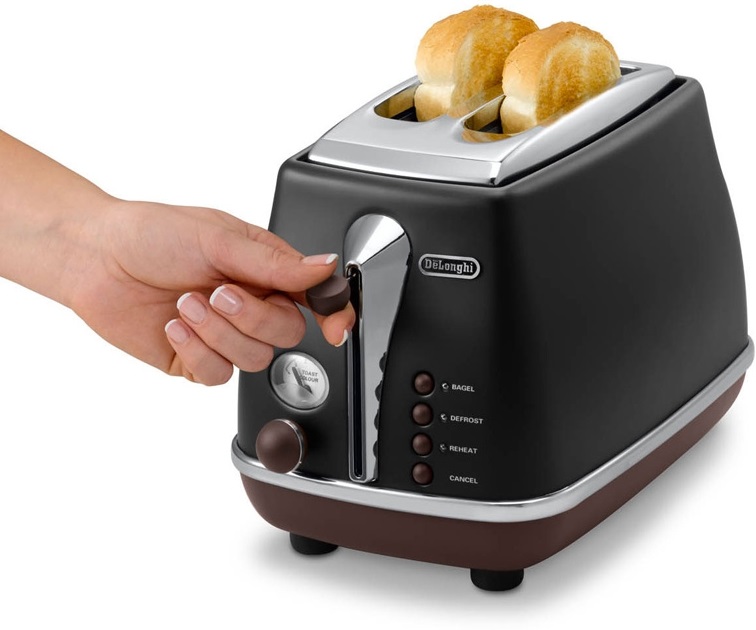 Тостер DELONGHI CTOV 2103 BK Icona Vintage · 3