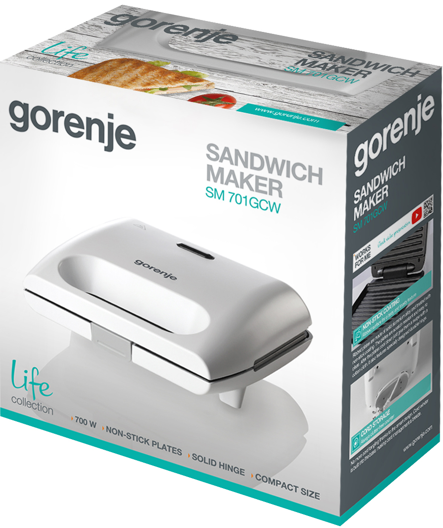 Сендвіч-тостер GORENJE SM701GCW (SW-2027) · 4