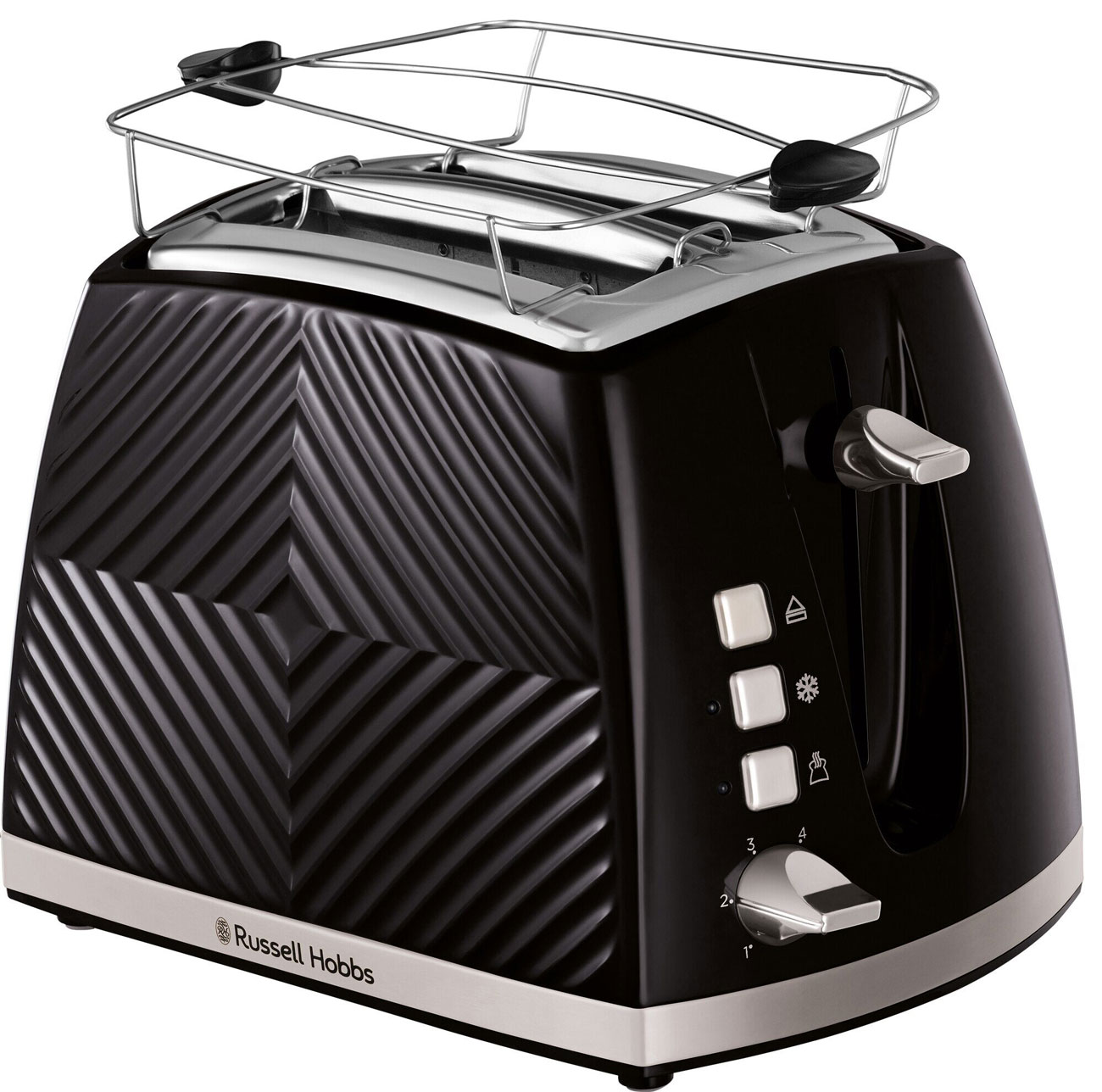 Тостер RUSSELL HOBBS Groove 2 Slice Black (26390-56) в Киеве