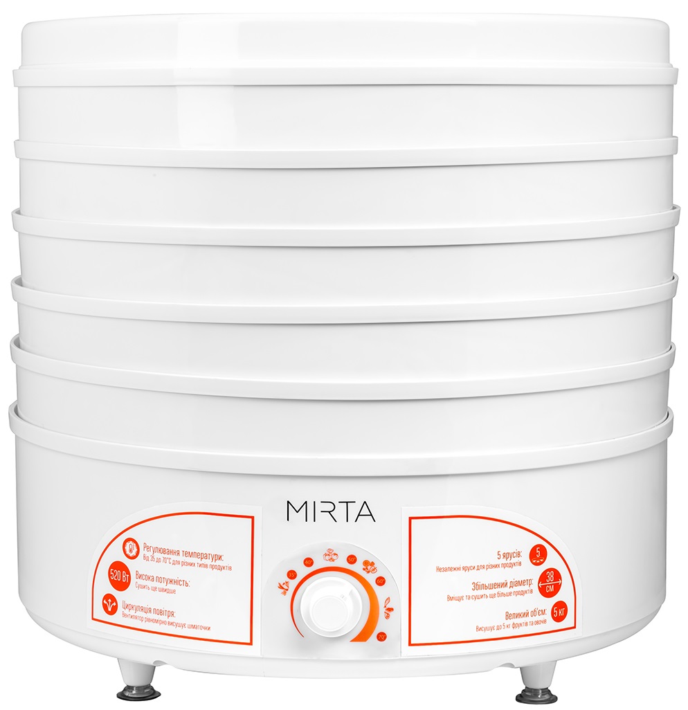 

Сушка для овощей и фруктов MIRTA DH 3848