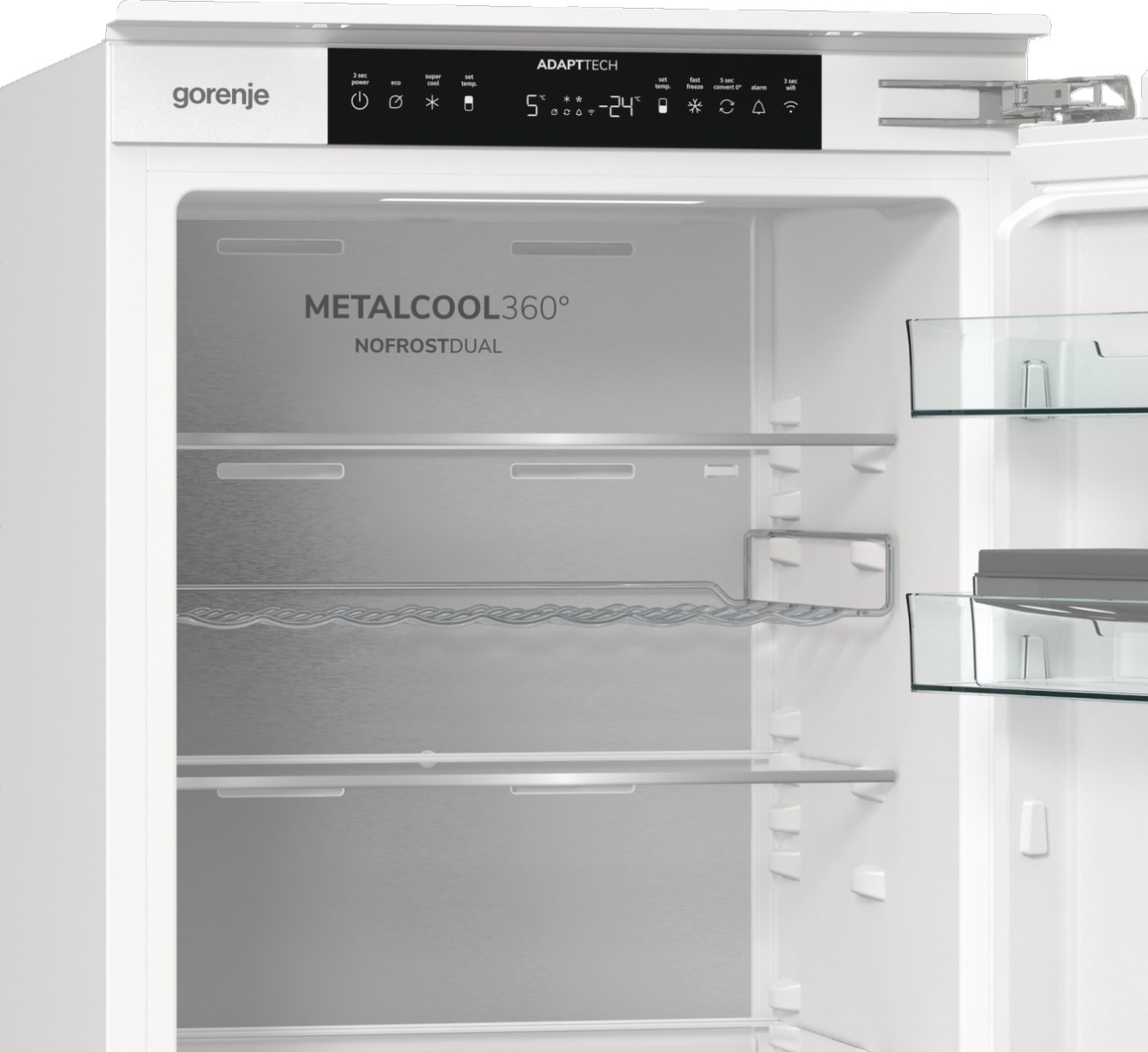 Холодильник вбудований GORENJE NRKI517E82WF · 4