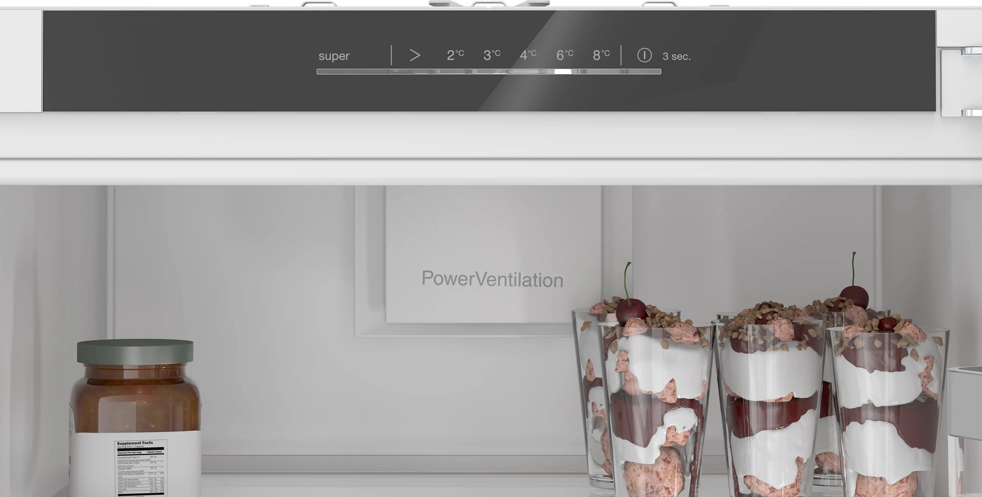Холодильна камера вбудована BOSCH KIR81VFE0 · 2