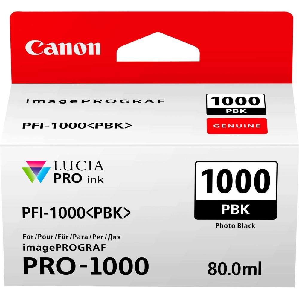 Чернильница Canon PFI-1000PBK Photo Black (0546C001) в Киеве