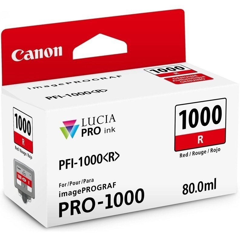 Чорнильниця Canon PFI-1000R Red (0554C001) в Києві