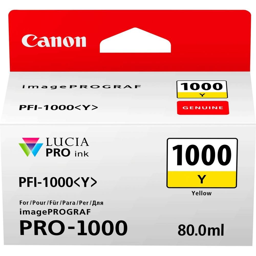 Чорнильниця Canon PFI-1000Y yellow (0549C001) в Києві