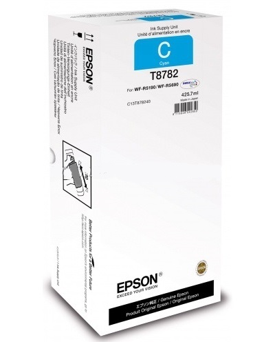 

Картридж Epson WF-R5190/WF-R5690 cyan XXL (C13T878240)