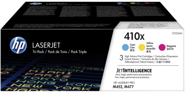

Картридж HP 410X CLJ Pro M377/M452/M477 (C,Y,M) 3шт. (CF252XM)