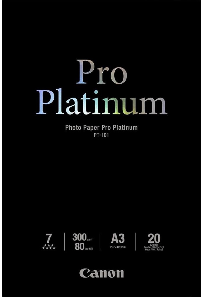 Папір CANON A3+ Pro Platinum Photo Paper PT-101 20арк (2768B017) в Києві