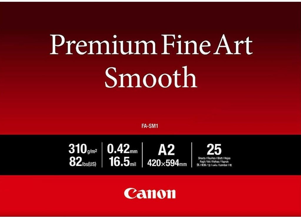 Фотобумага Canon A2 Premium Fine Art Paper Smooth, 25 л (1711C006) в Киеве