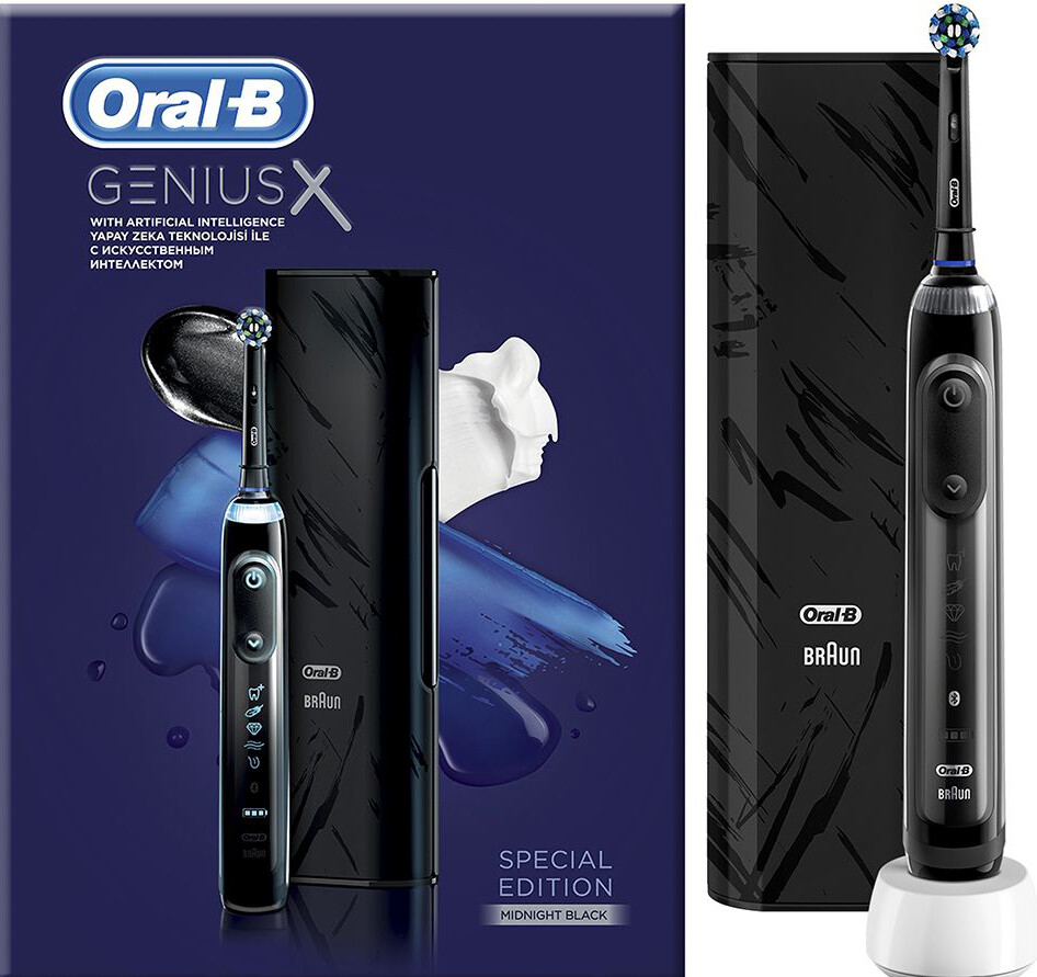 Зубна щітка BRAUN Oral-B Genius X/D706.513.6X Midnight black в Києві