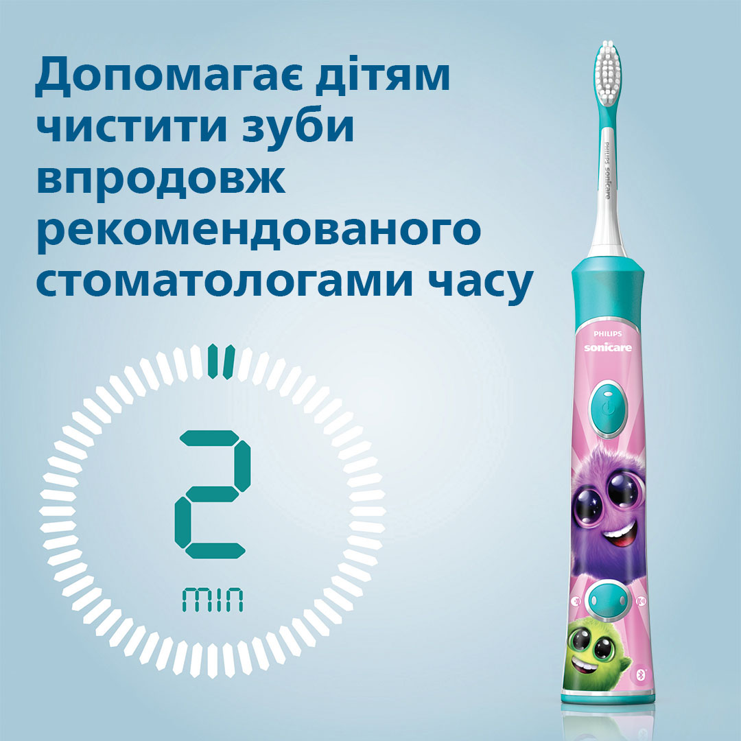 Зубна щітка дитяча PHILIPS Sonicare For Kids HX6322/04 · 3