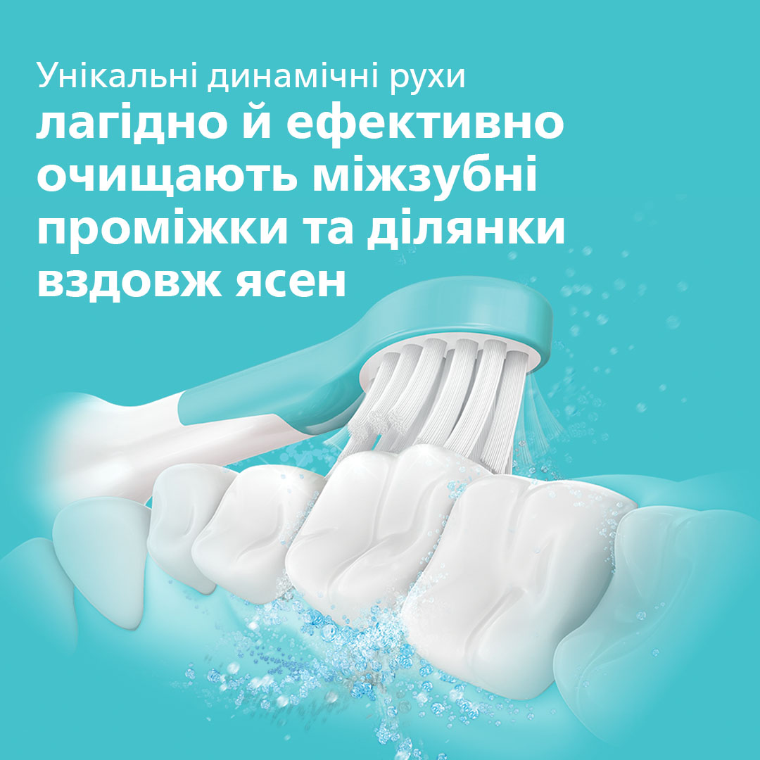 Зубна щітка дитяча PHILIPS Sonicare For Kids HX6322/04 · 6