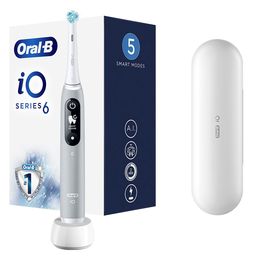 Зубна електрощітка BRAUN Oral-B iO Series 6 iOM6.1A6.1K типу 3753 Grey в Києві