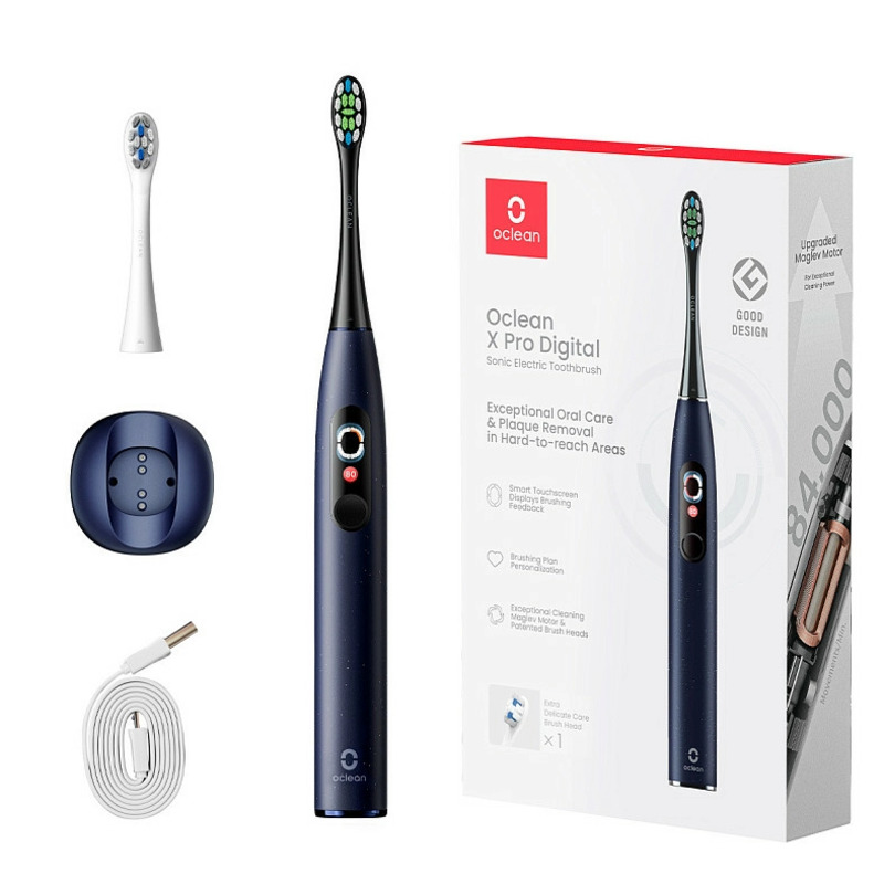 Зубна щітка OCLEAN X Pro Digital Electric Dark Blue (6970810553482) в Києві