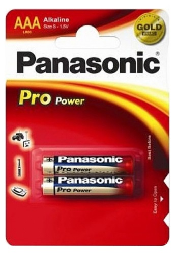 

Батарейка PANASONIC LR03/ААА Pro Power 1x2 шт.