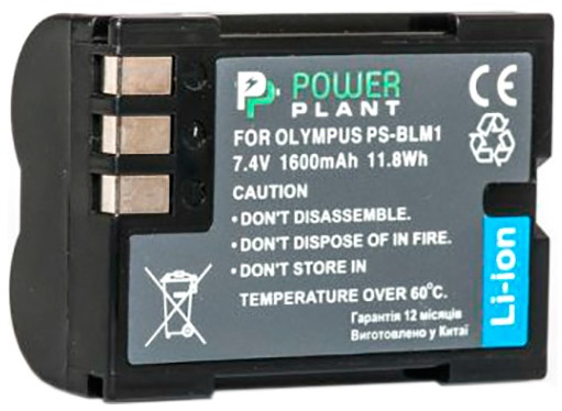 Акумулятор PowerPlant Olympus PS-BLM1 DV00DV1057 в Києві