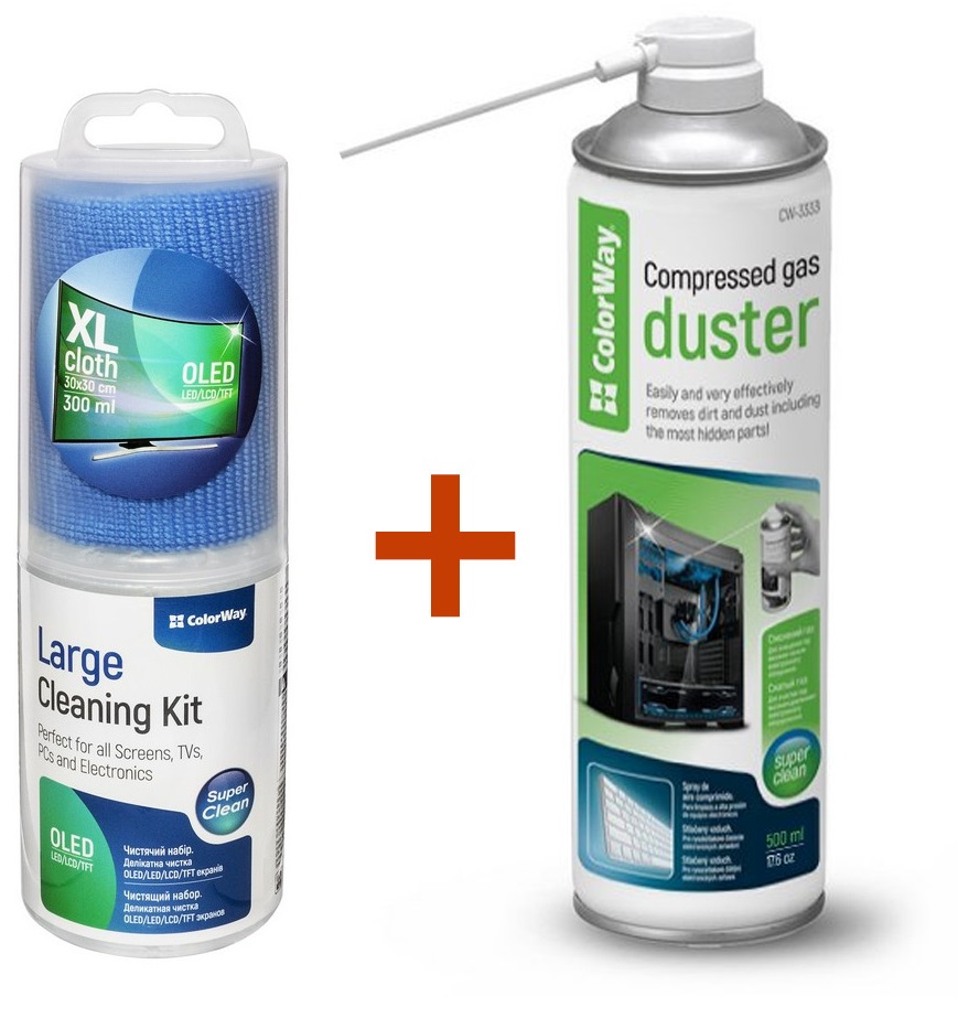 Очистительный набор CW Спрей CW-5230 + Сжатый воздух CW-3333 в Киеве