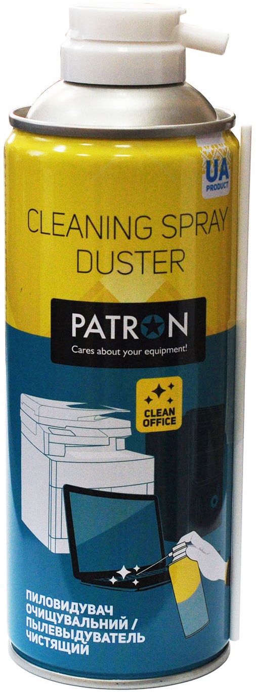 Очиститель пылевыдуватель (сжатый воздух) PATRON спрей 400 мл. (F3-020) в Киеве