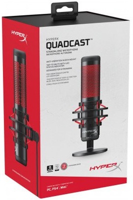 Мікрофон HYPERX Quadcast (HX-MICQC-BK) · 5
