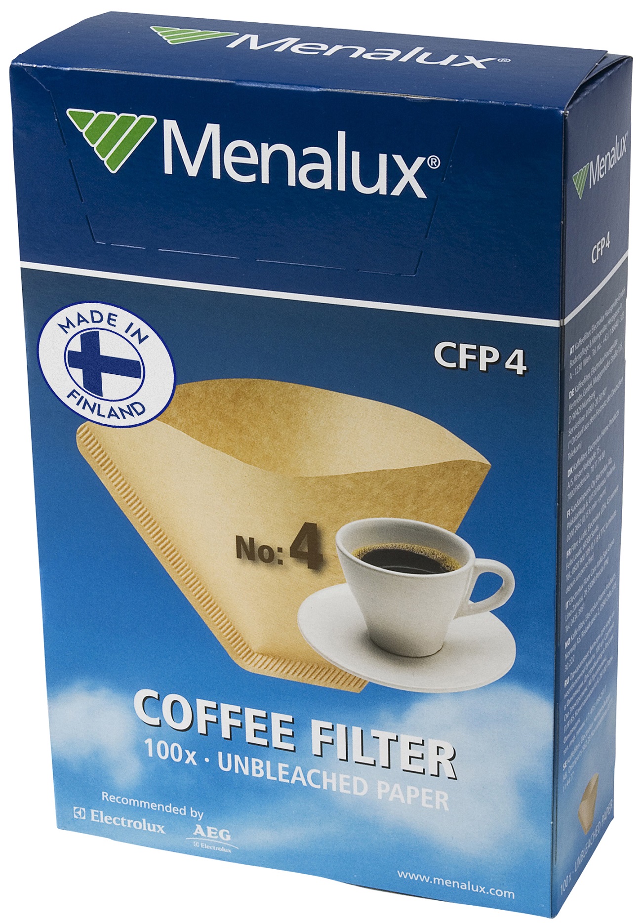 Фильтр для кофеварок MENALUX CFP 4 1x4/100 шт. в Киеве