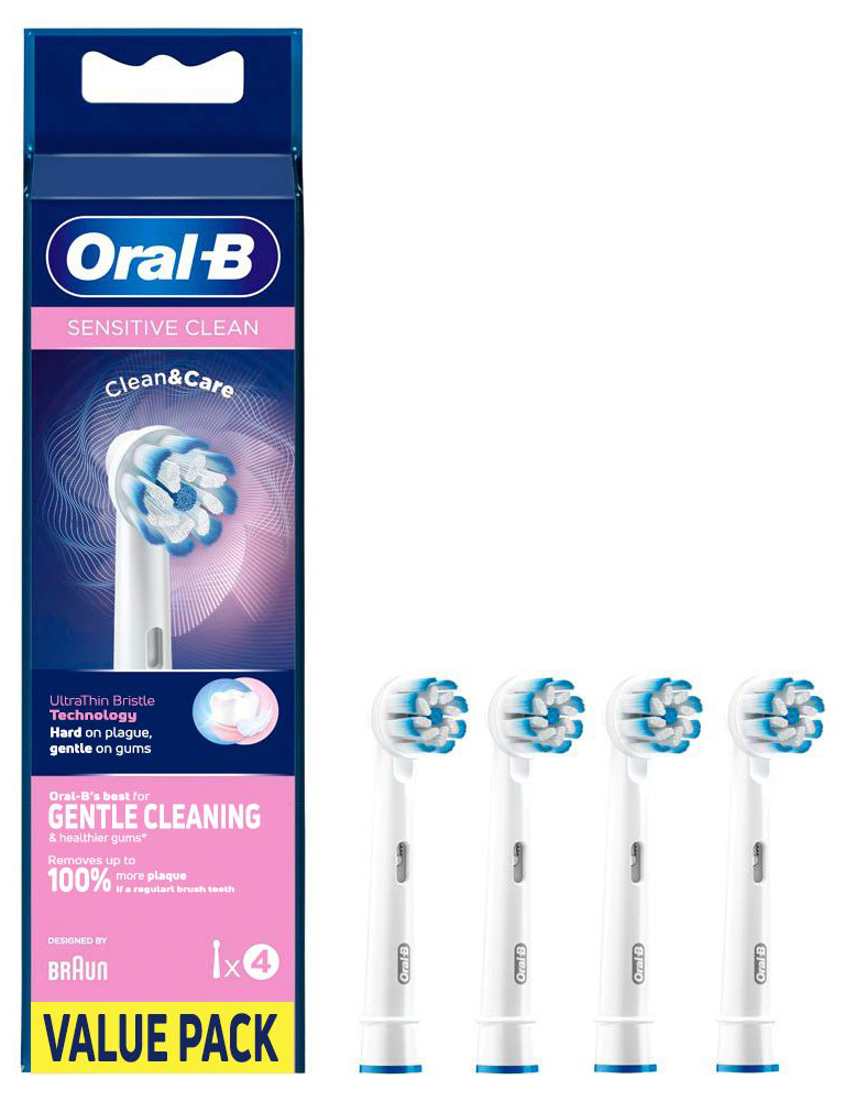 Насадка для зубной щетки BRAUN Oral-B Sensitive Clean EB60 4 шт в Киеве