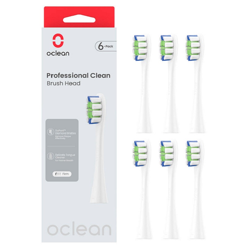 Насадка для щітки OCLEAN Professional Clean P1C1 6шт (6970810553802) в Києві