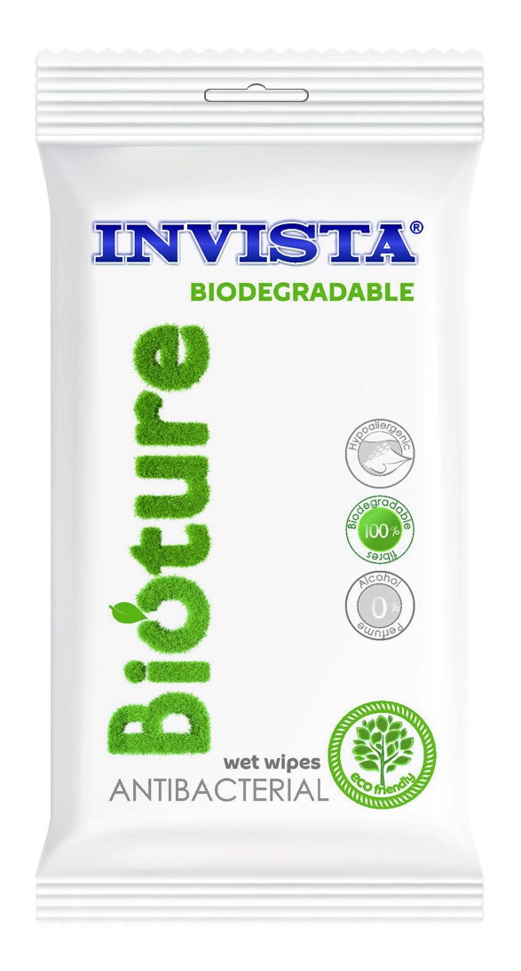 Влажная салфетка INVISTA "Антибактериальная" 15 шт в Киеве