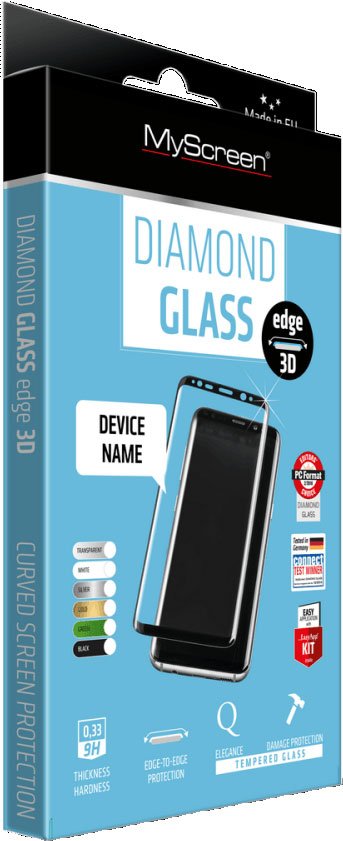

Захисне скло MyScreen DIAMOND GLASS edge3D Black Samsung Galaxy S8 Plu