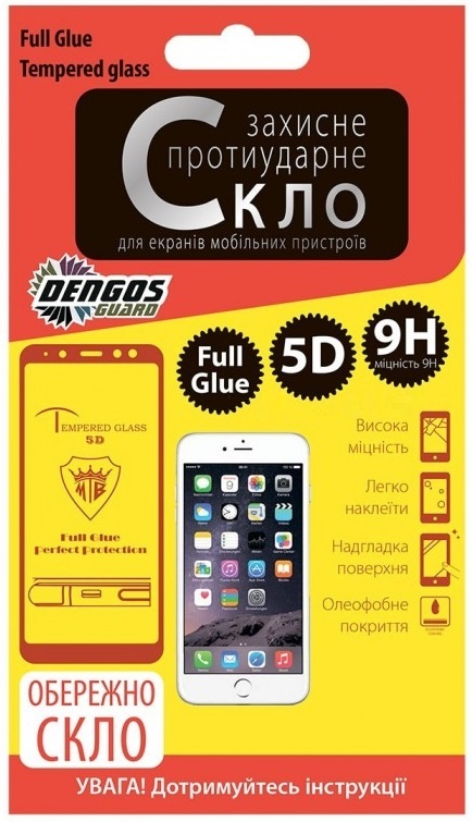 

Защитное стекло DENGOS (TEMPERED GLASS FULL GLUE 5D) Black для XIAOMI MI A2 (6X) (TGFG-26)