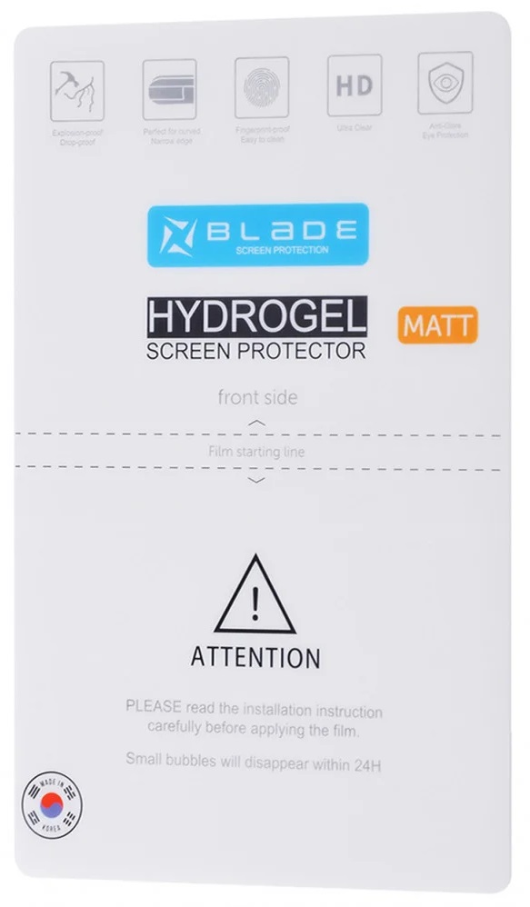Захисна плівка BLADE Hydrogel Screen Protection Basic Matte (29461) · 3