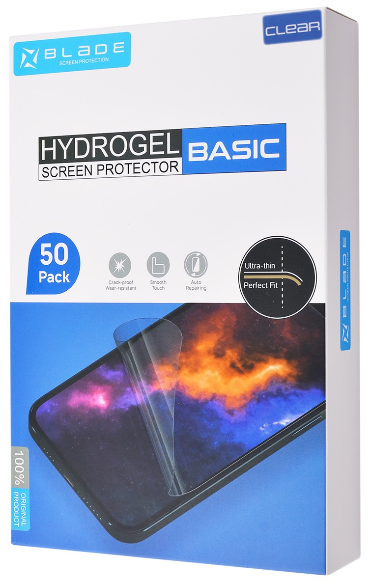 Захисна плівка  BLADE Hydrogel Screen Protection Basic Transparent (29182) в Києві
