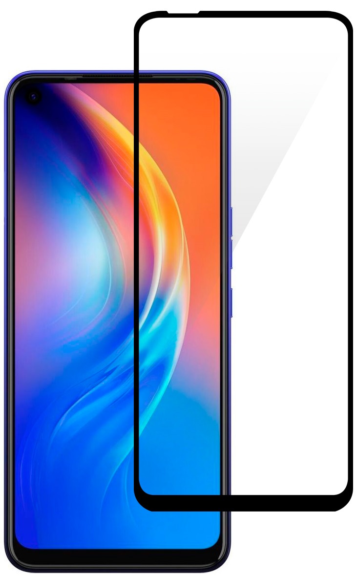 Захисне скло 2E Basic для TECNO Spark 6 (KE7), 2.5D FCFG, black border (2E-TC-SP6-SMFCFG-BB) в Києві