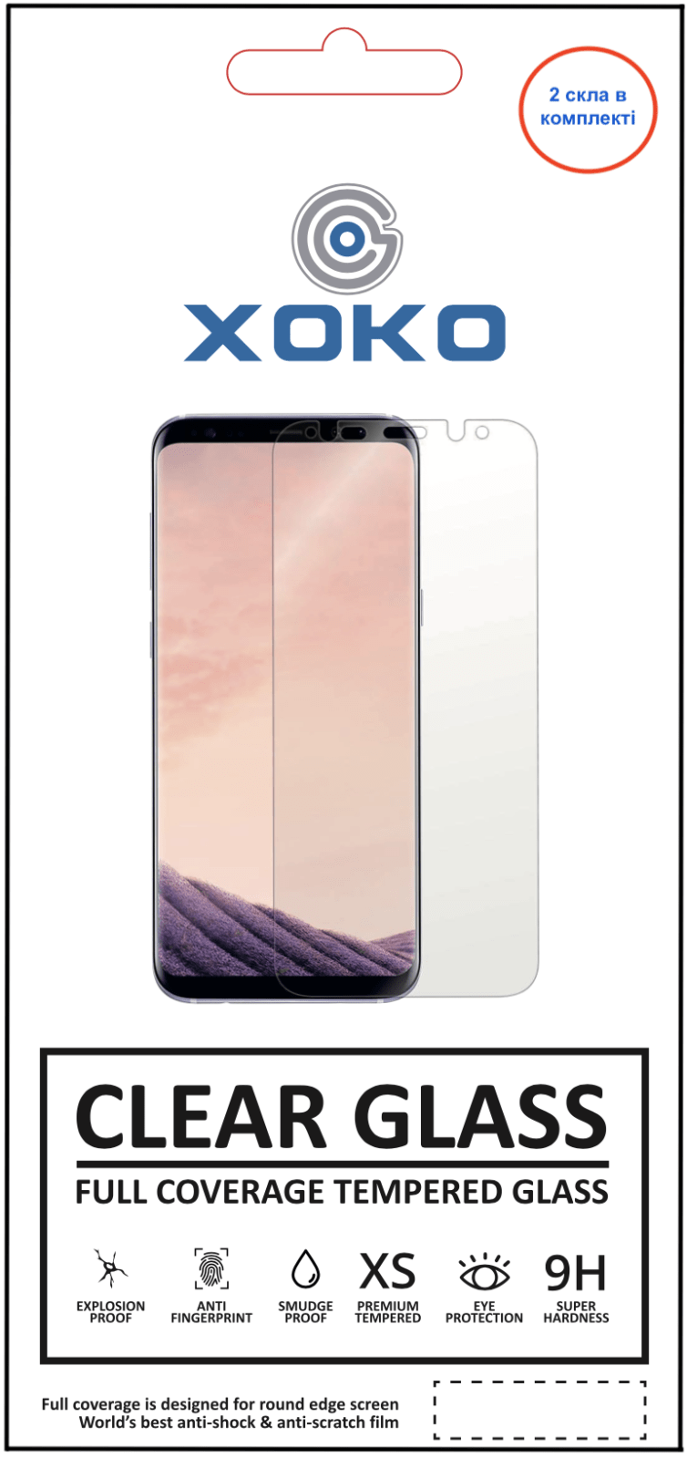 Захисне скло ХОКО Ultra Clear для Apple iPhone 7/8 (2 шт.) (XK-ULT-GL-AP-IP7) · 2