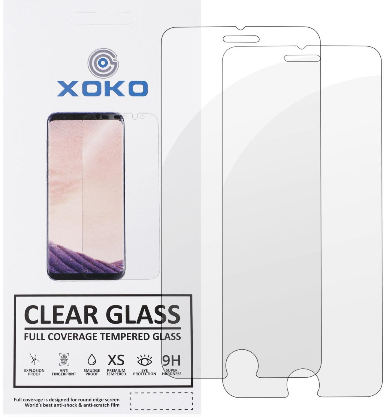 Захисне скло ХОКО Ultra Clear для Apple iPhone 7/8 (2 шт.) (XK-ULT-GL-AP-IP7) в Києві