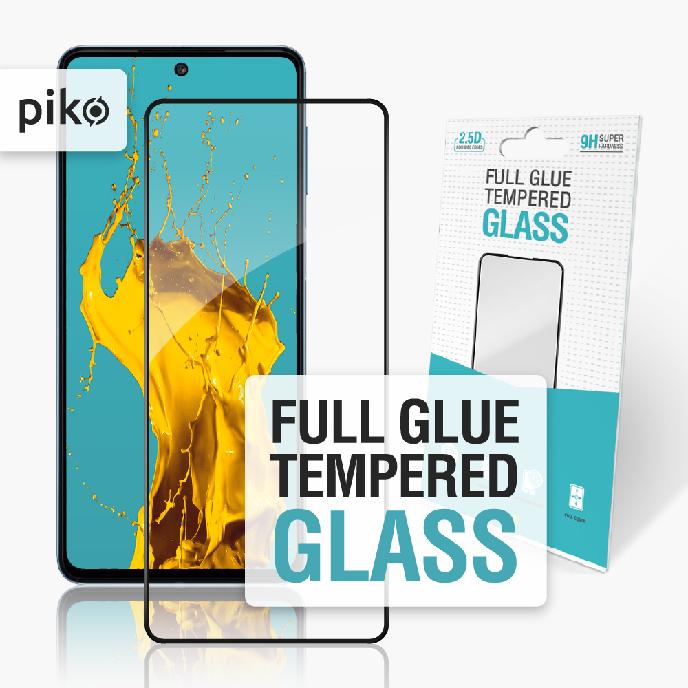 Захисне скло PIKO Full Glue для Samsung Galaxy M52 Black (1283126517594) в Києві