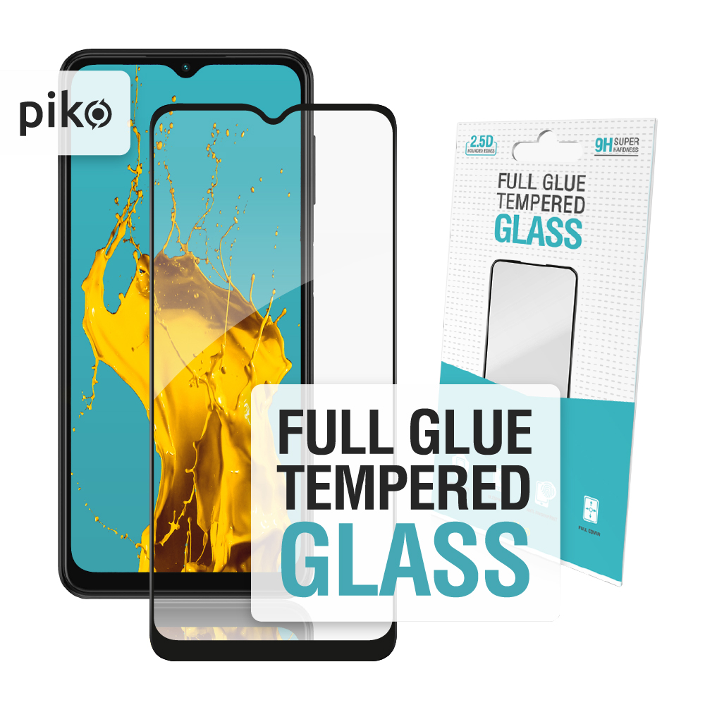 Захисне скло PIKO Full Glue для Samsung Galaxy A03 Core Black (1283126519130) в Києві