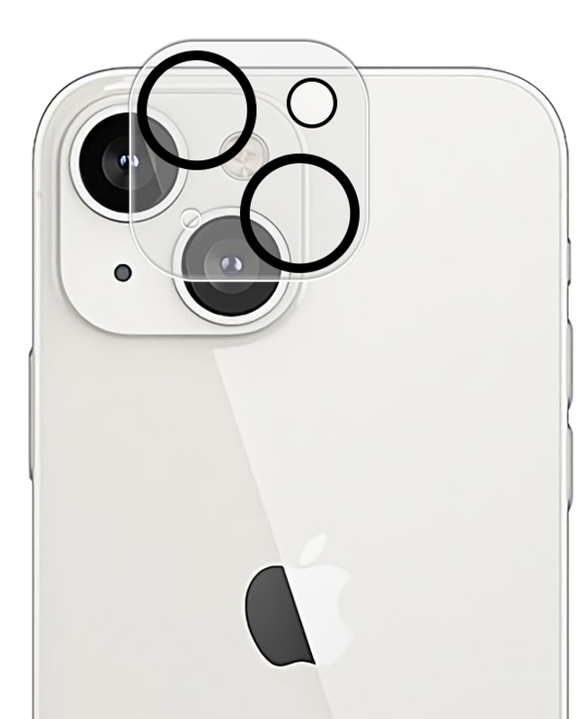 Захисне скло BECOVER для камери Apple iPhone 13 Black (707024) · 3