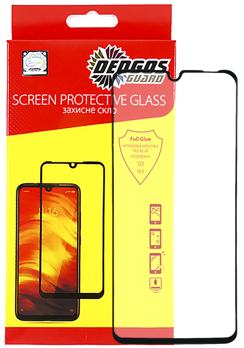 Защитное стекло DENGOS Full Glue для Huawei P30 Lite (Nova 4E) Black (TGFG-64) в Киеве