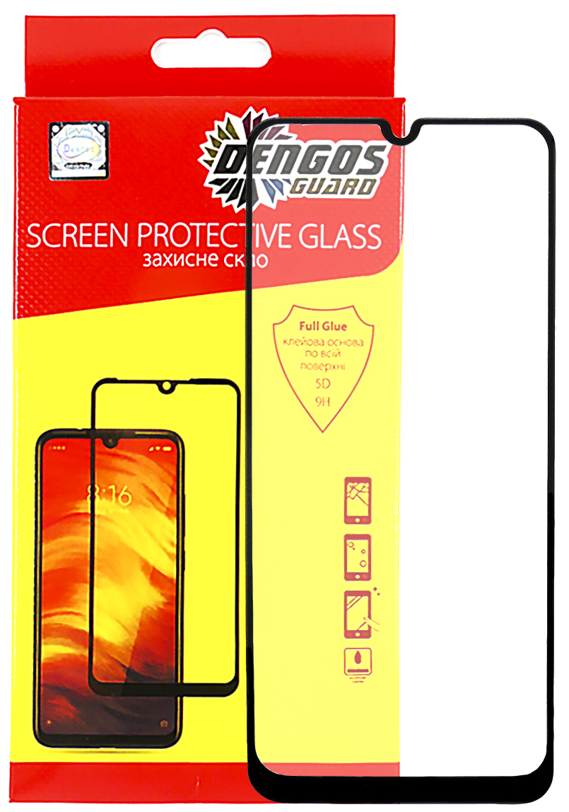 Защитное стекло DENGOS Full Glue для Samsung Galaxy M31 Black (TGFG-102) в Киеве