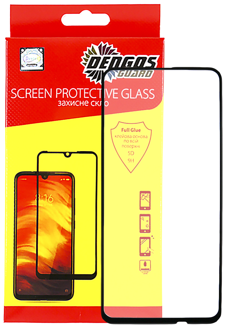 Защитное стекло DENGOS Full Glue для Huawei P Smart Pro Black (TGFG-105) в Киеве