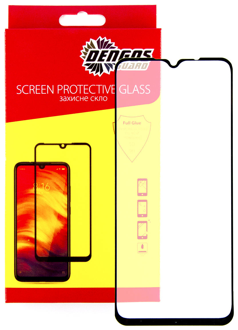 Защитное стекло DENGOS Full Glue для Oppo A91 Black (TGFG-123) в Киеве
