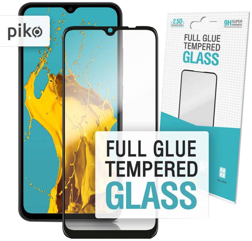 Захисне скло PIKO Full Glue для Xiaomi Redmi 9A Black (1283126503986) в Києві