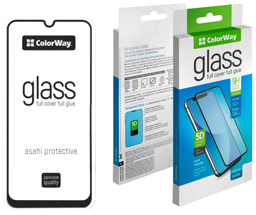 Защитное стекло COLORWAY для Xiaomi Redmi 10C Black (CW-GSFGXR10C-BK) в Киеве