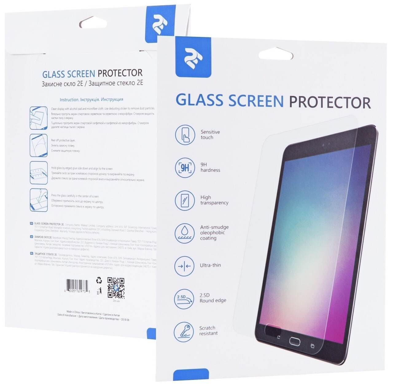 Захисне скло 2E 2.5D для Apple iPad Air (2022) Clear (2E-IP-IPD-2022-LT2.5D-CL) · 5