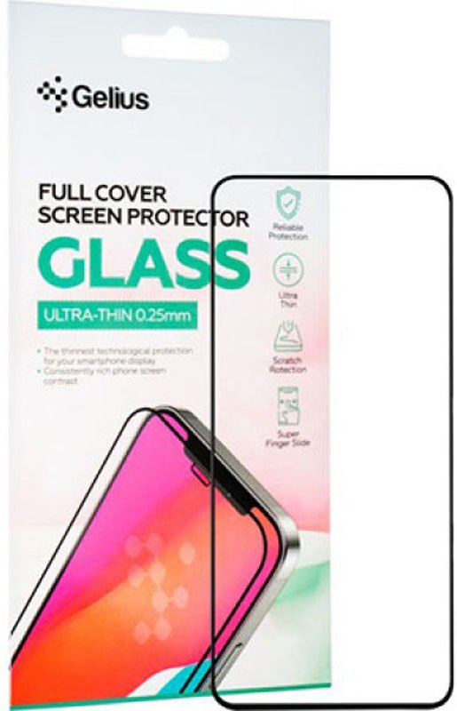 Защитное стекло GELIUS Full Cover Ultra-Thin для Xiaomi Mi 11 Lite 5G Black (89793) в Киеве